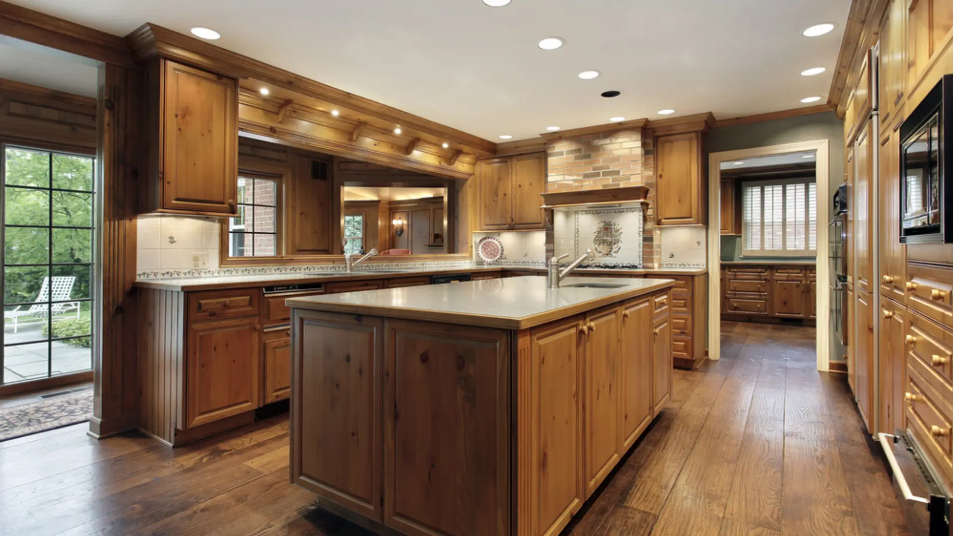 how to make oak kitchen cabinets look modern